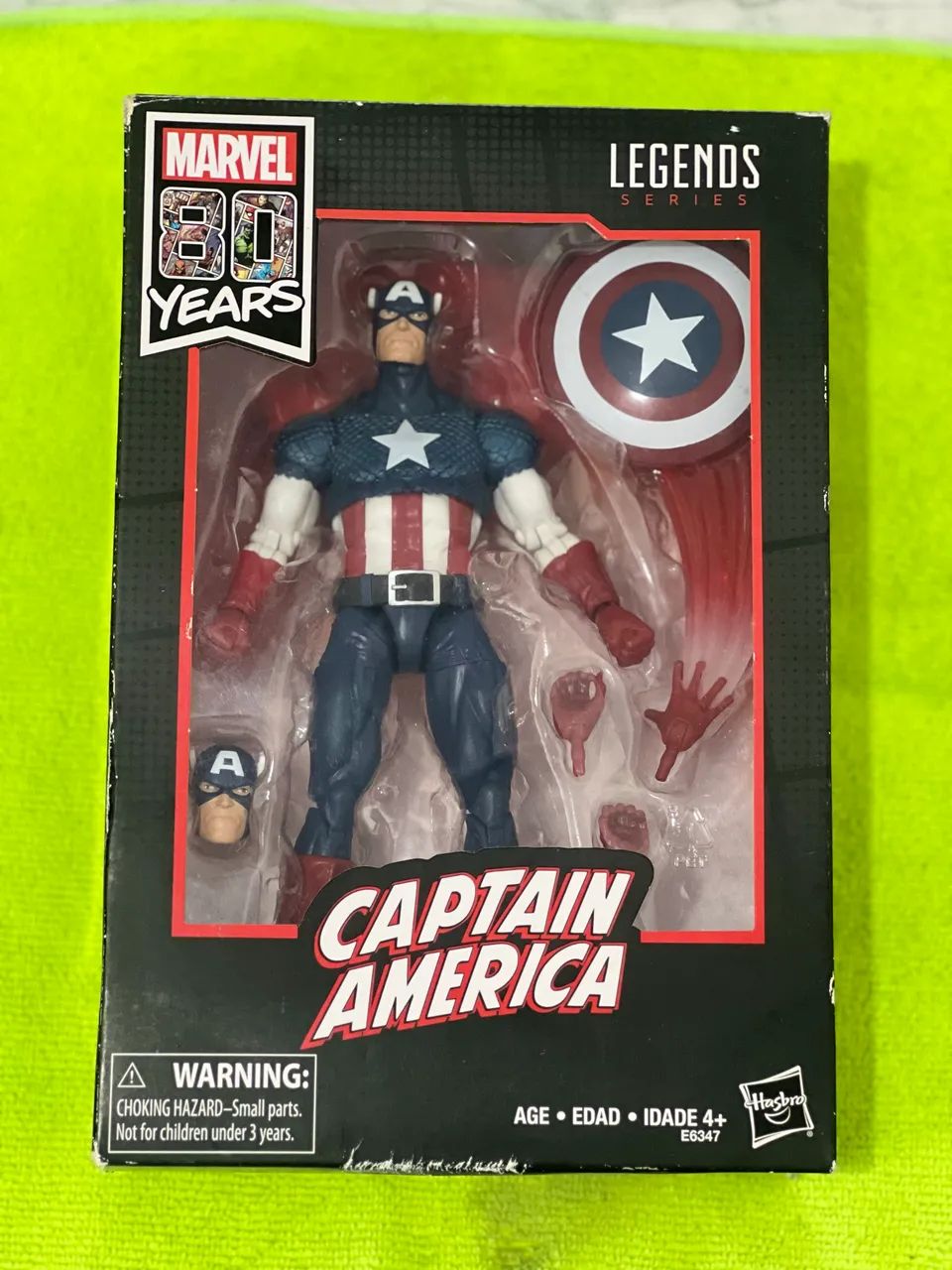 Capitão América 80 anos marvel legends