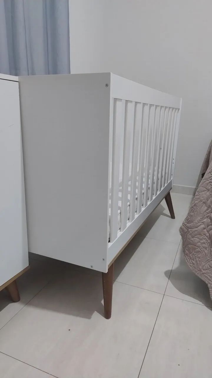 BERÇO + CÔMODA INFANTIL-ESTADO IMPECÁVEL - Foto 5