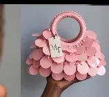 Bolsa de croche com paete - Foto 2