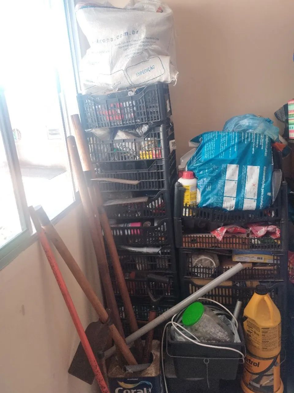 Surplus Construction Material Storage