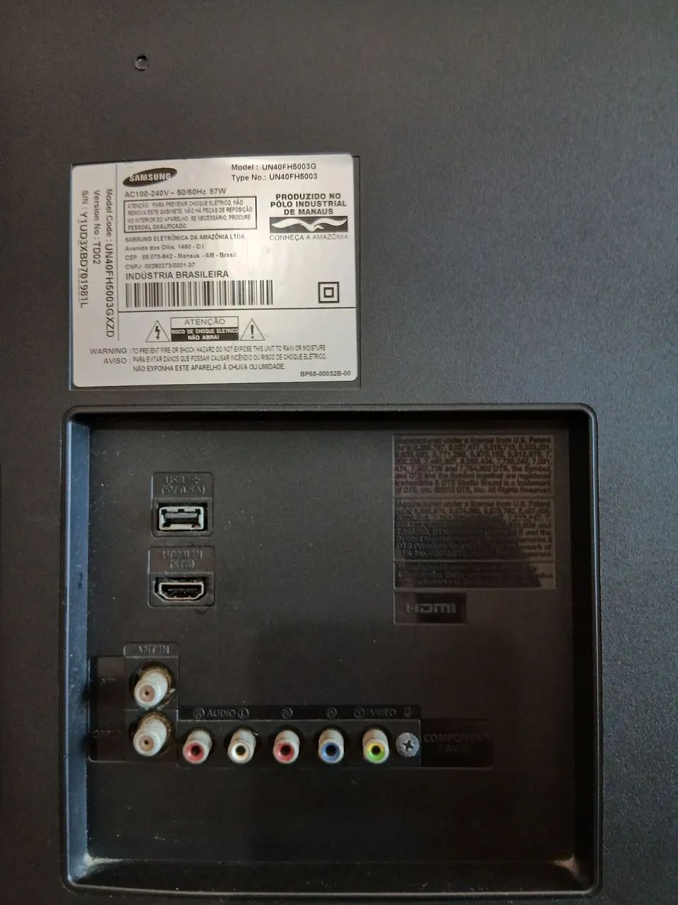Tv sansung 40 polegadas Led entrada hdmi. Em excelente estado.  - Foto 4