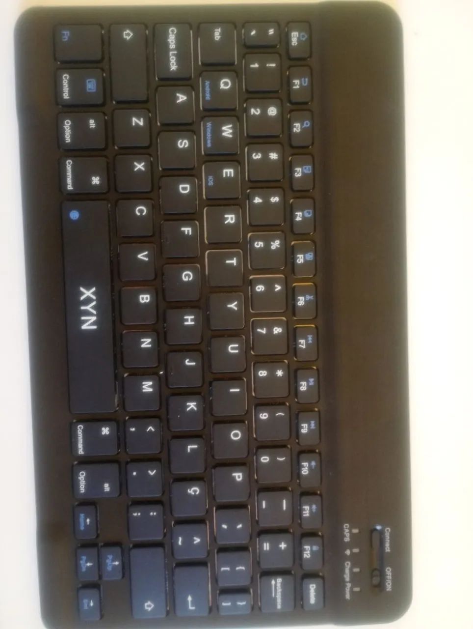 Teclado via bluetooth 