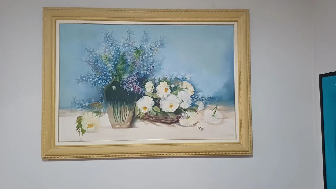 Quadro pintado  a óleo 