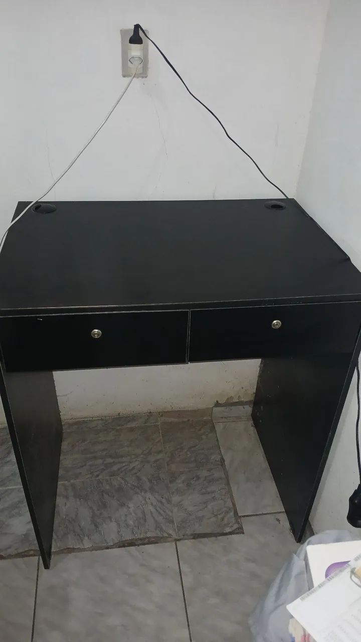 Mesa balcão c 2 gavetas - Foto 3
