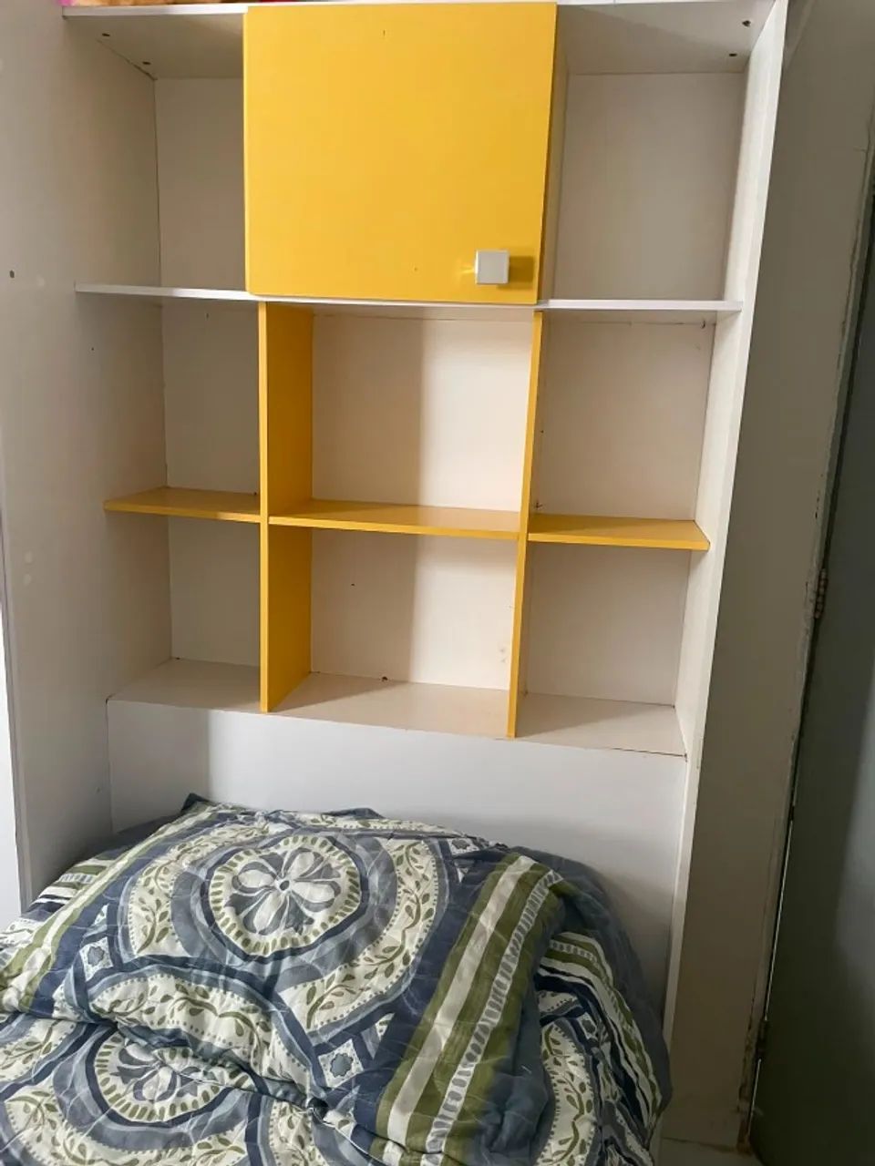 Guarda-roupa de solteiro moderno projetado com cama - Foto 3