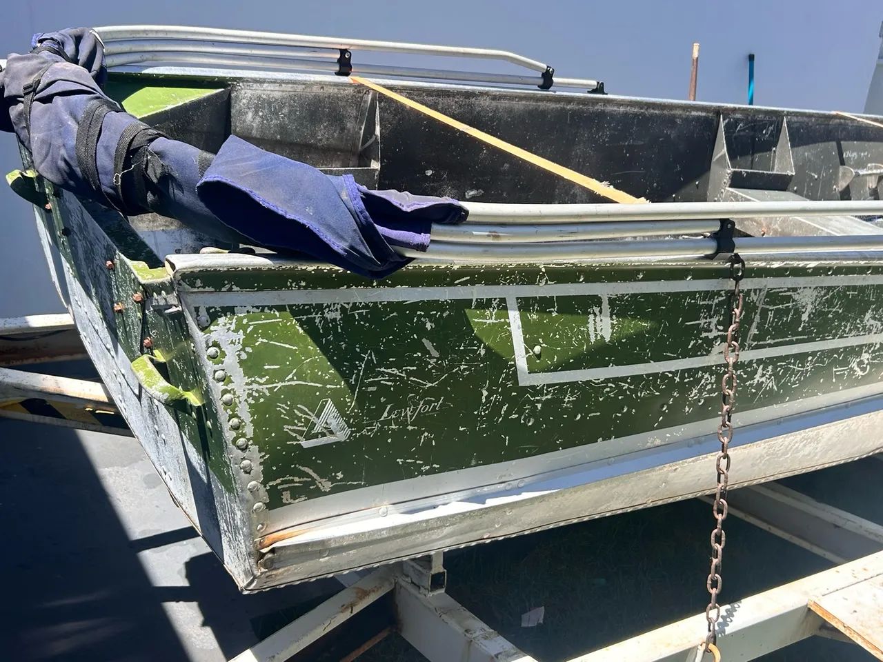 Barco alumínio com carreta - Foto 4