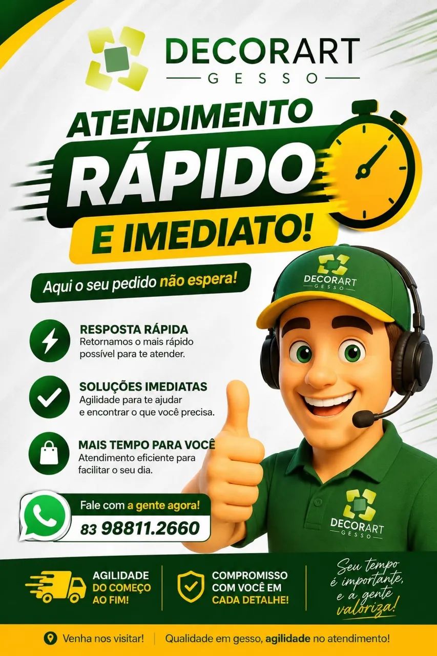 TUDO EM GESSO EM UM SÓ LUGAR! - Foto 4