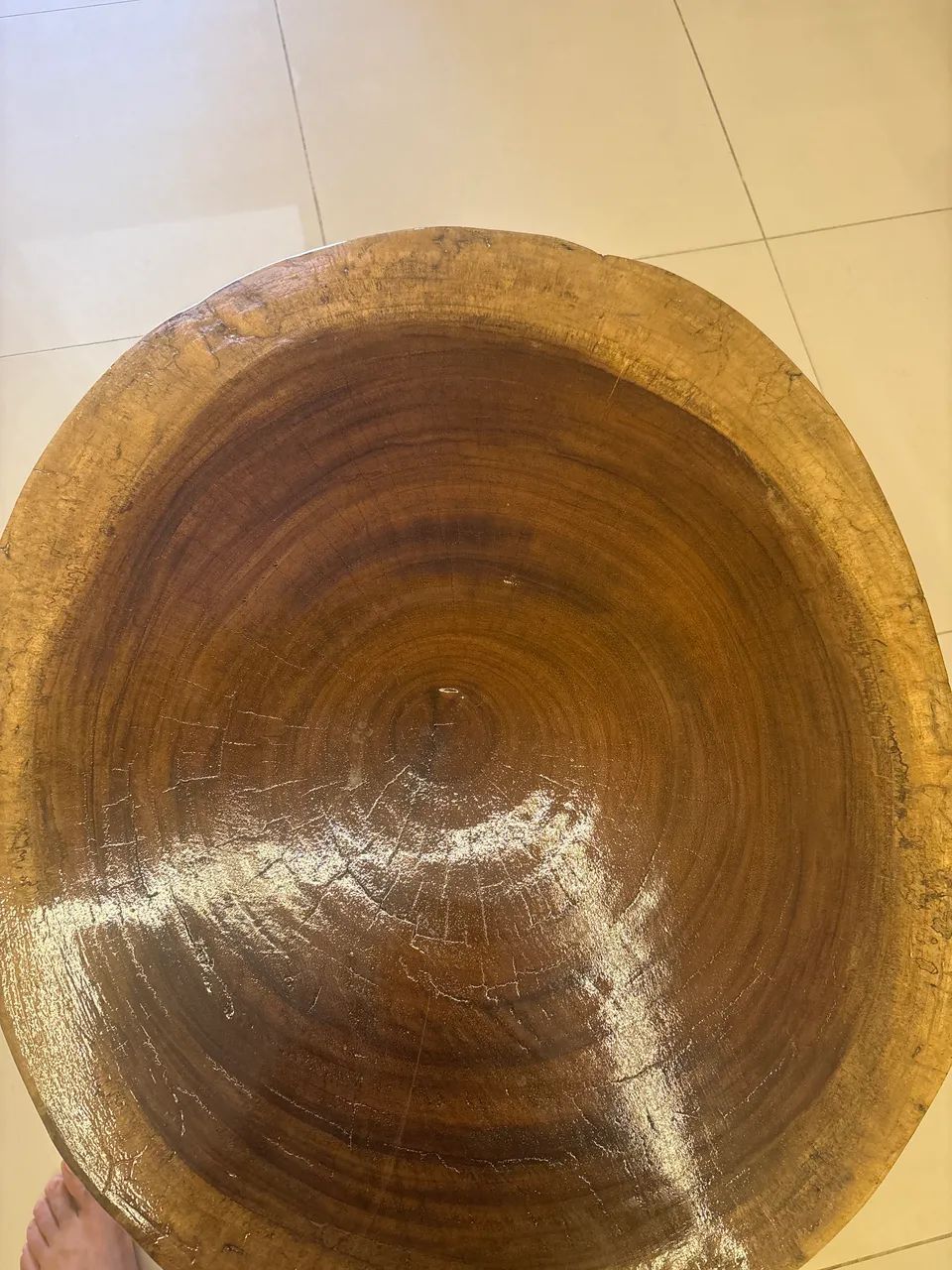 Mesa de Centro Madeira Maciça Artesanal - Foto 4