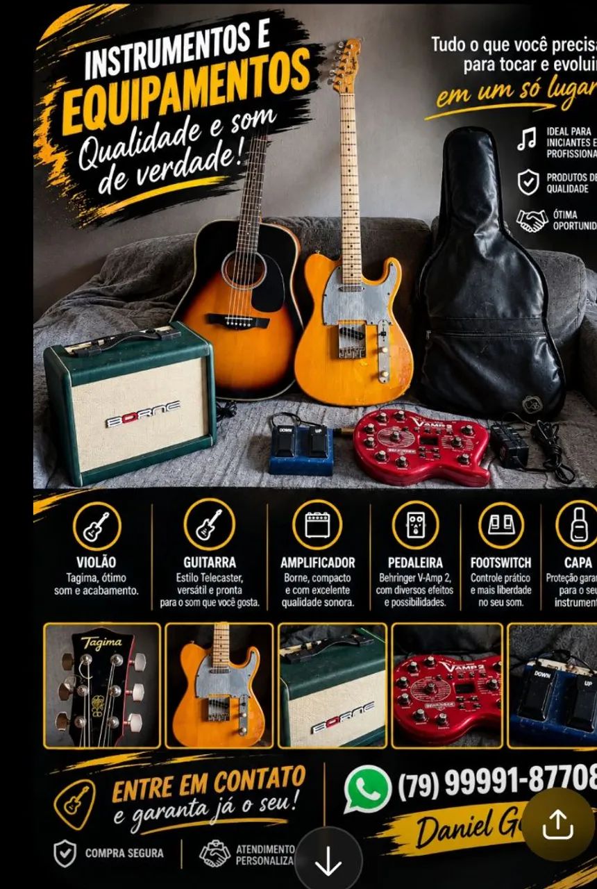 Instrumentos músicas 