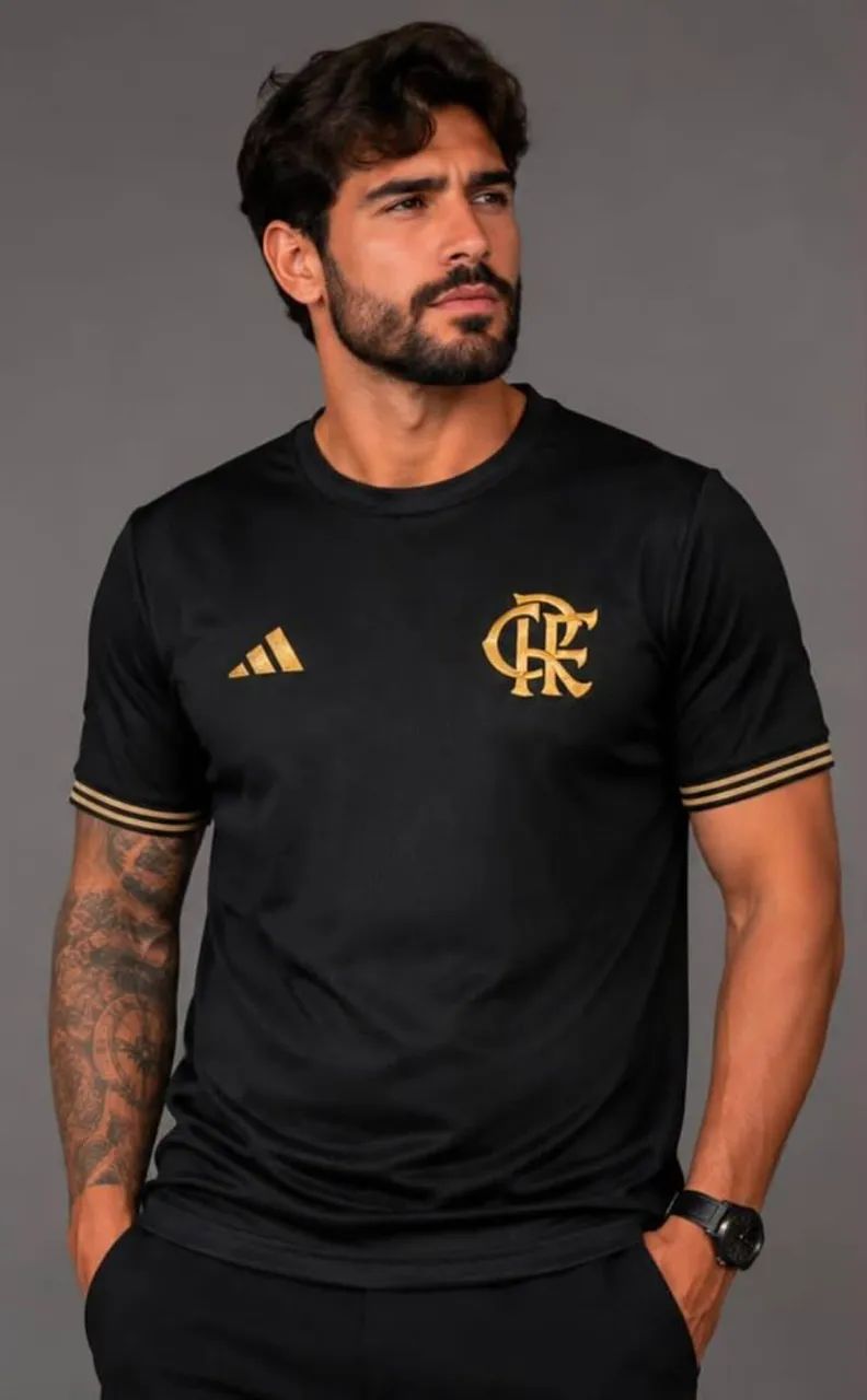 Camisa canelada diferenciada com punho . - Foto 2