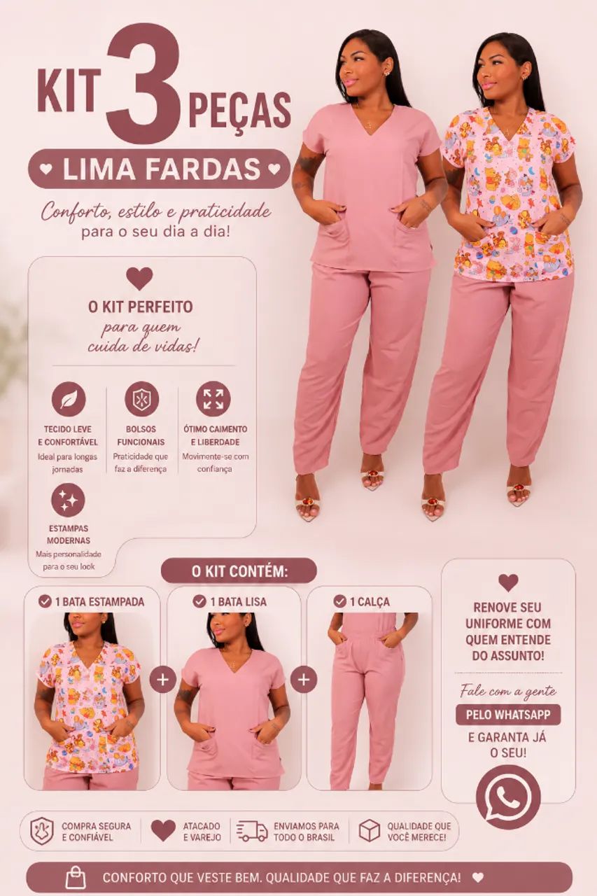scrub pijama hospitalar - Foto 4