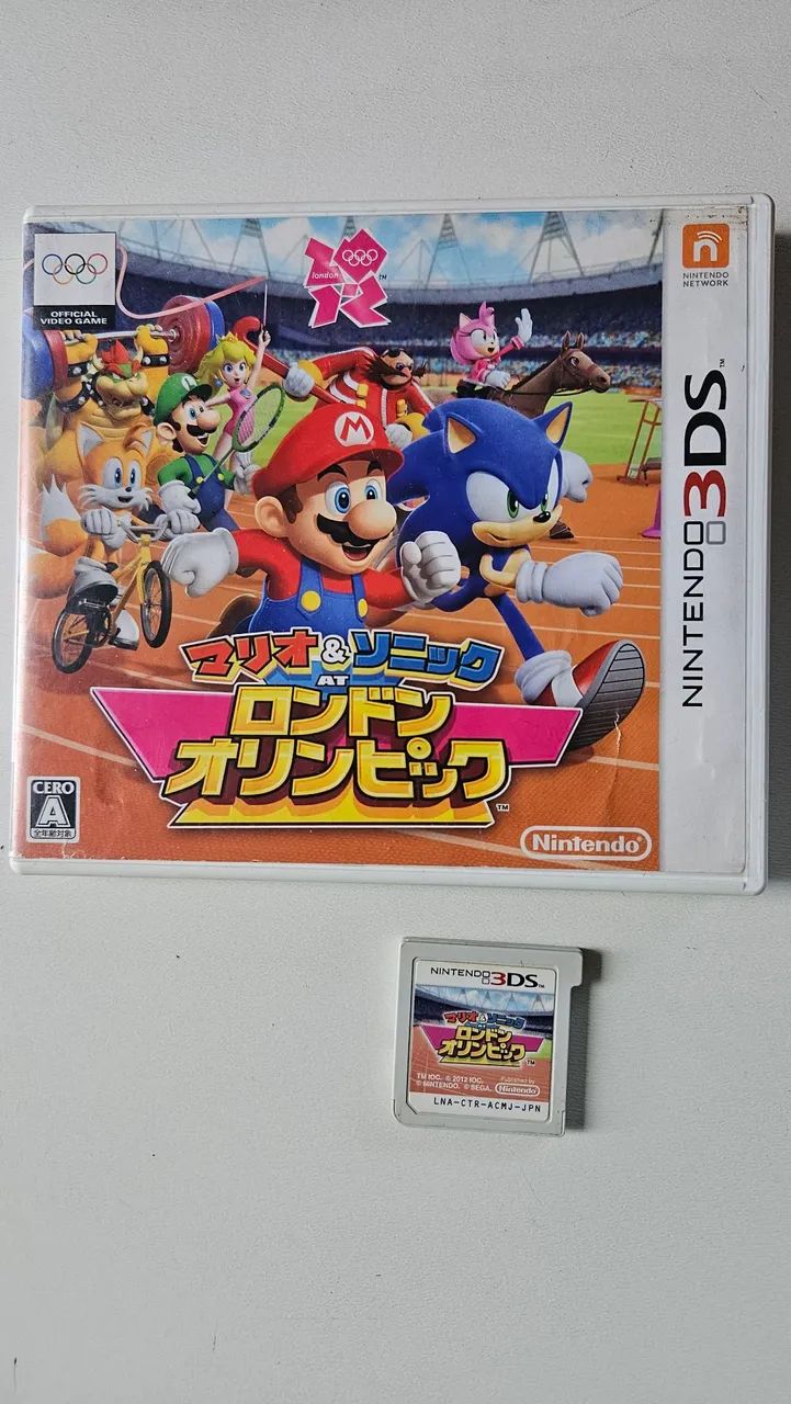 Mario e Sonic Olimpiadas Londres 2012 Nintendo 3DS JP - Foto 4