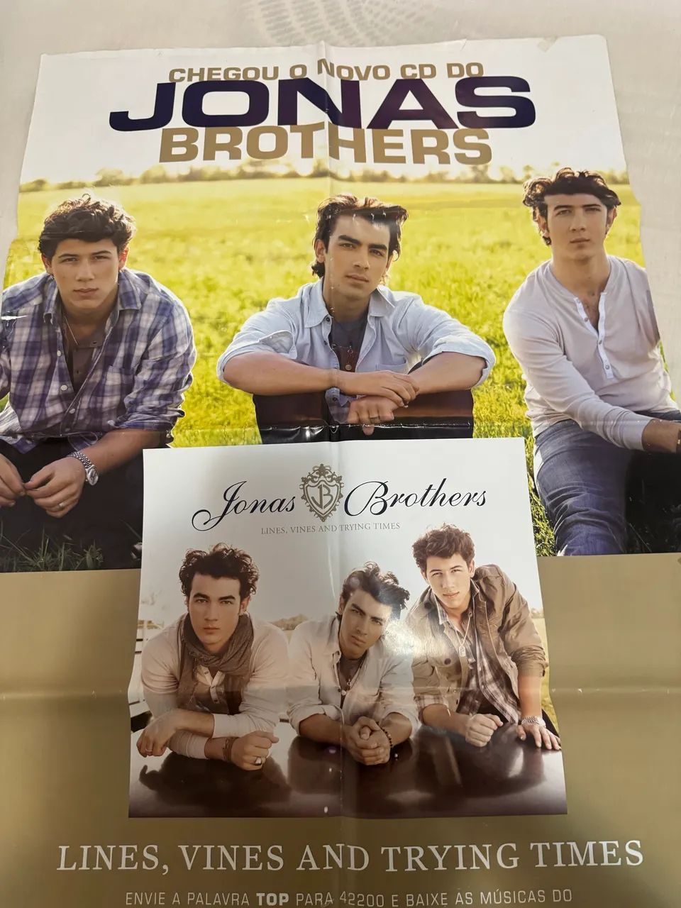 Pôster raríssimo e gigante do Jonas Brothers  - Foto 5