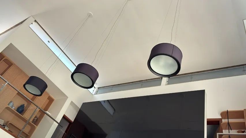 3 lustres de vidro redondo  - Foto 2