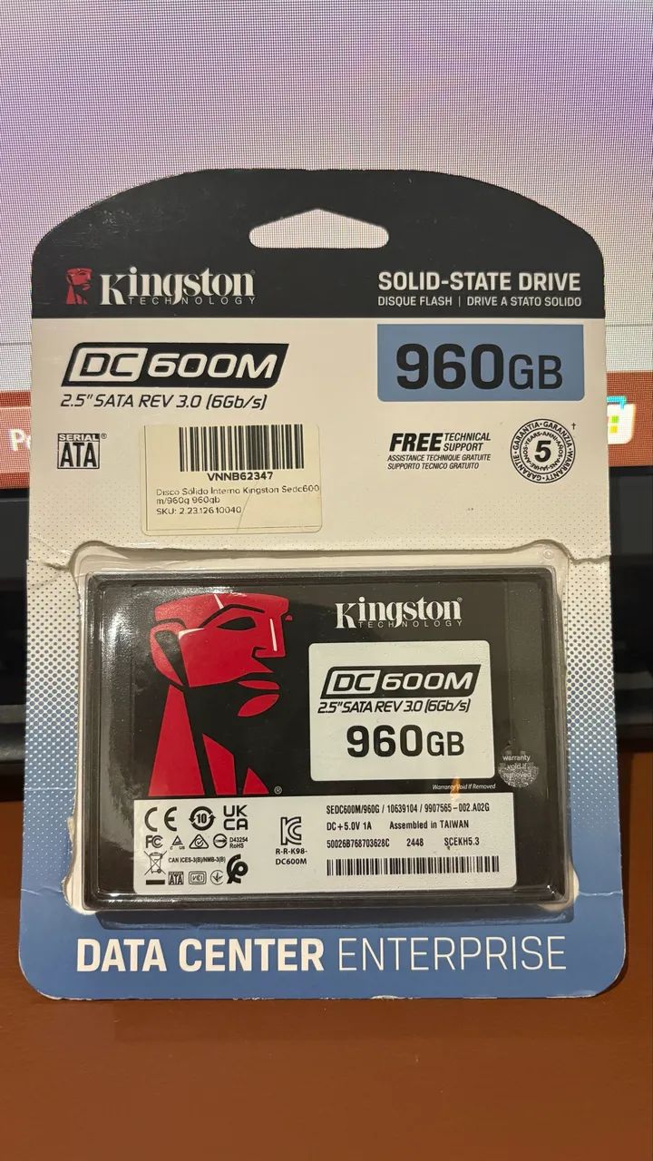 SSD Kingston SEDDC600M/960GB - Foto 3