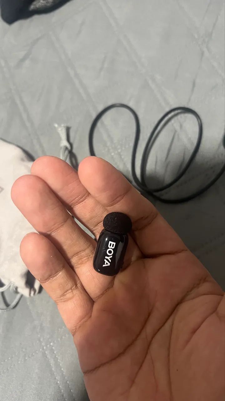 Microfone boya mini lightning 