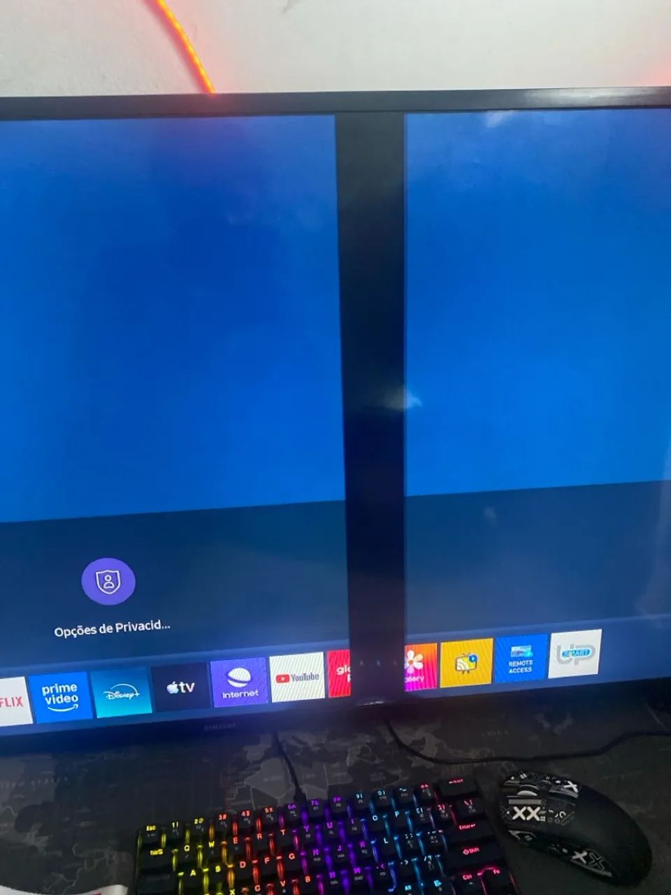 Vendo tv smart com mancha  - Foto 2