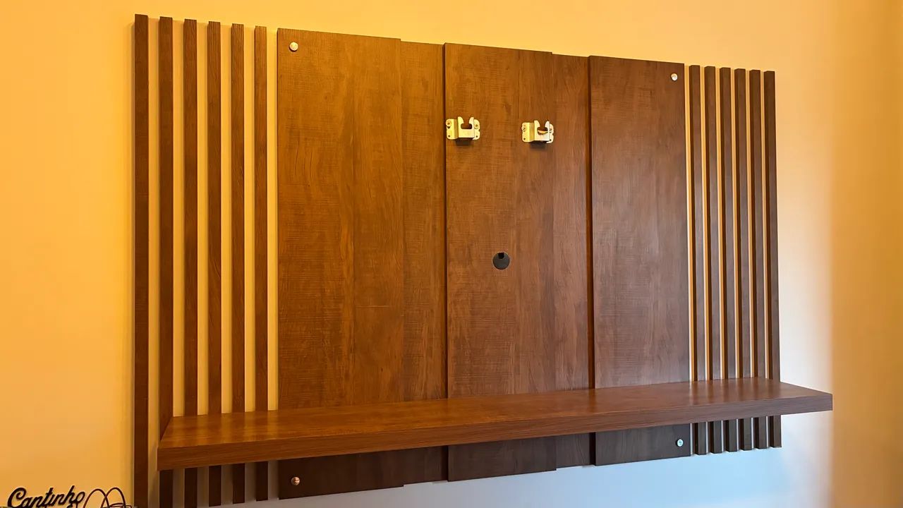 Painel ripado para tv até 60 polegadas / 169 cm largura, 108 cm altura - Foto 4