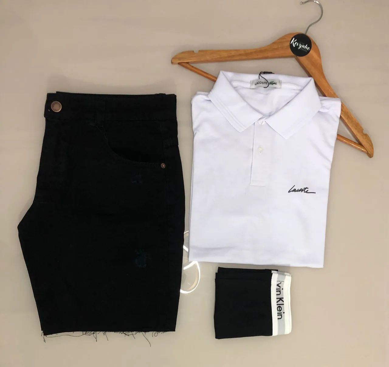 Kit completo (Bermuda Jeans + Polo + cueca  - Foto 2