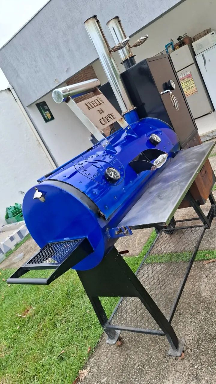 Pit Smoker 20" - Chaminés em Inox - Foto 4