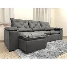 Sofá 7 Lugares Reclinável e Assento Retrátil - Foto 2