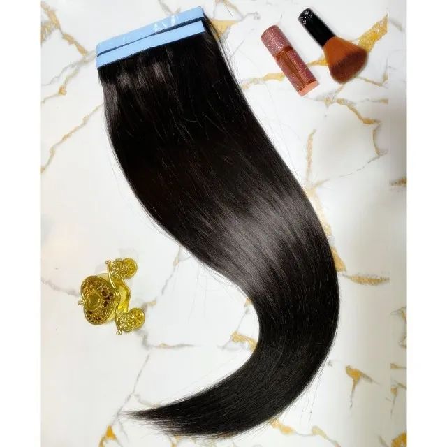 fita mega hair, manutenção, micro link, cola de lace e queratina - Foto 2