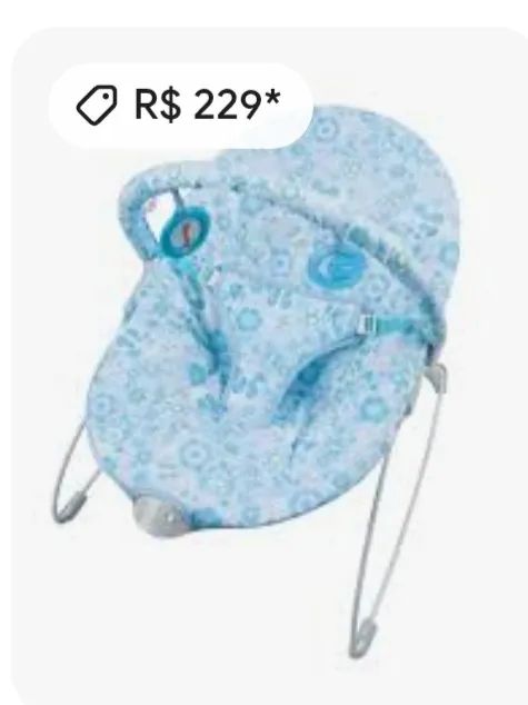 Cadeirinha de descanso Vibratória para bebê  - Foto 2