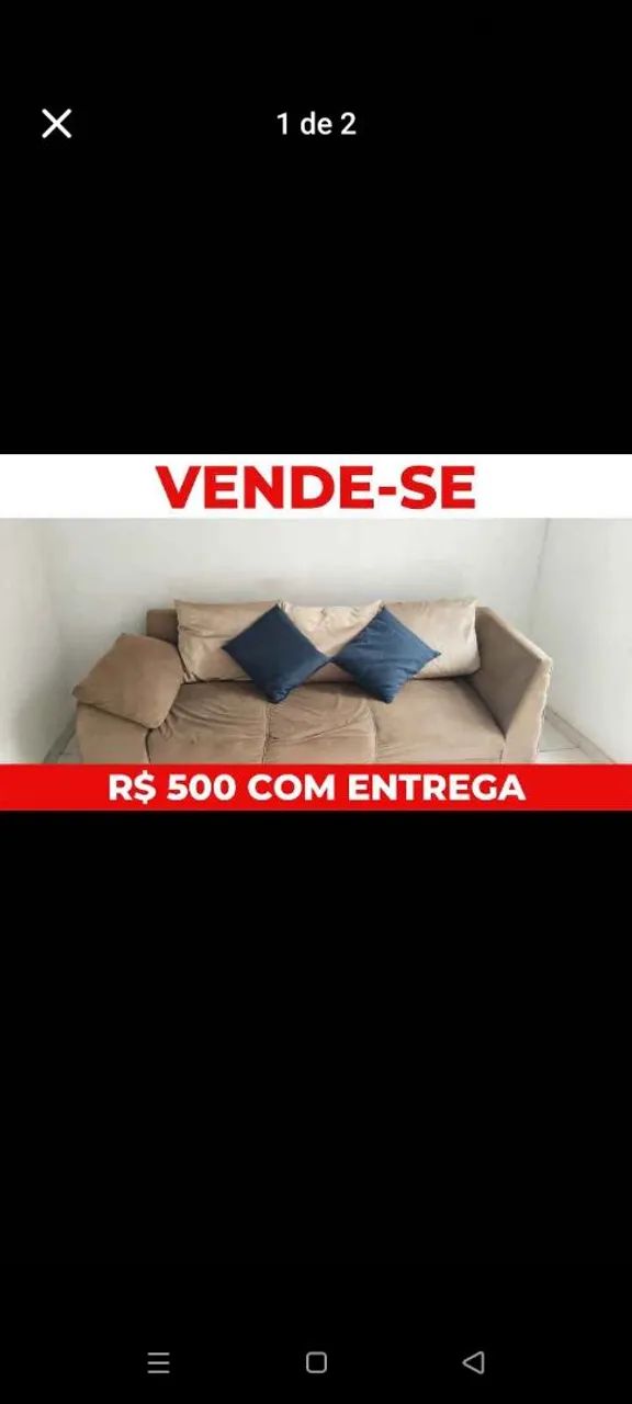 Sofá com entrega gratuita 