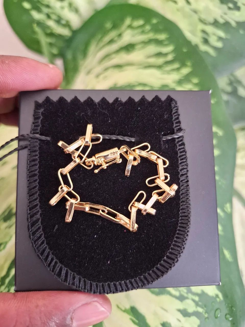 Pulseira Tijolinho 3mm Banhada a Ouro 18K - Foto 4