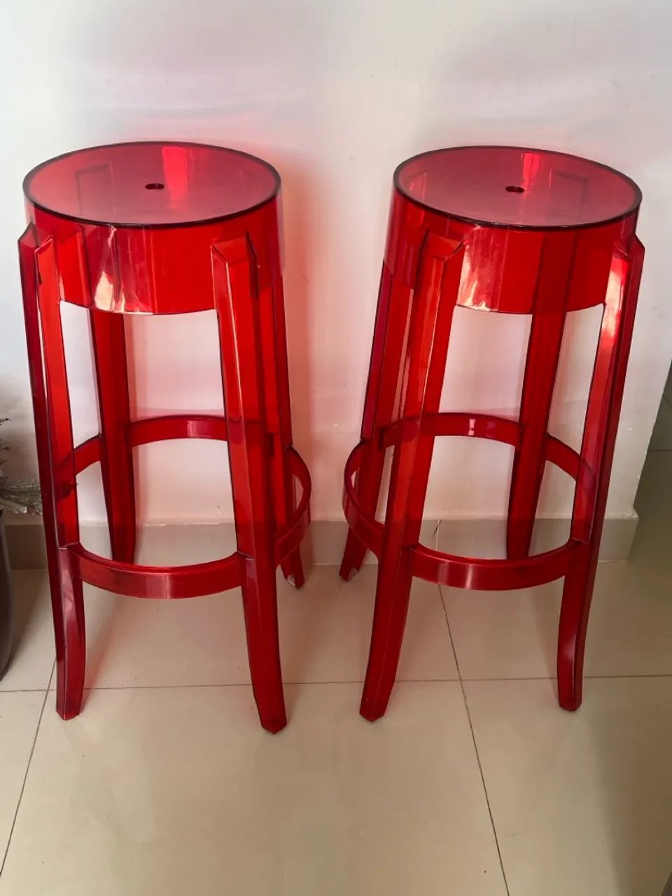 Banqueta de acrílico 