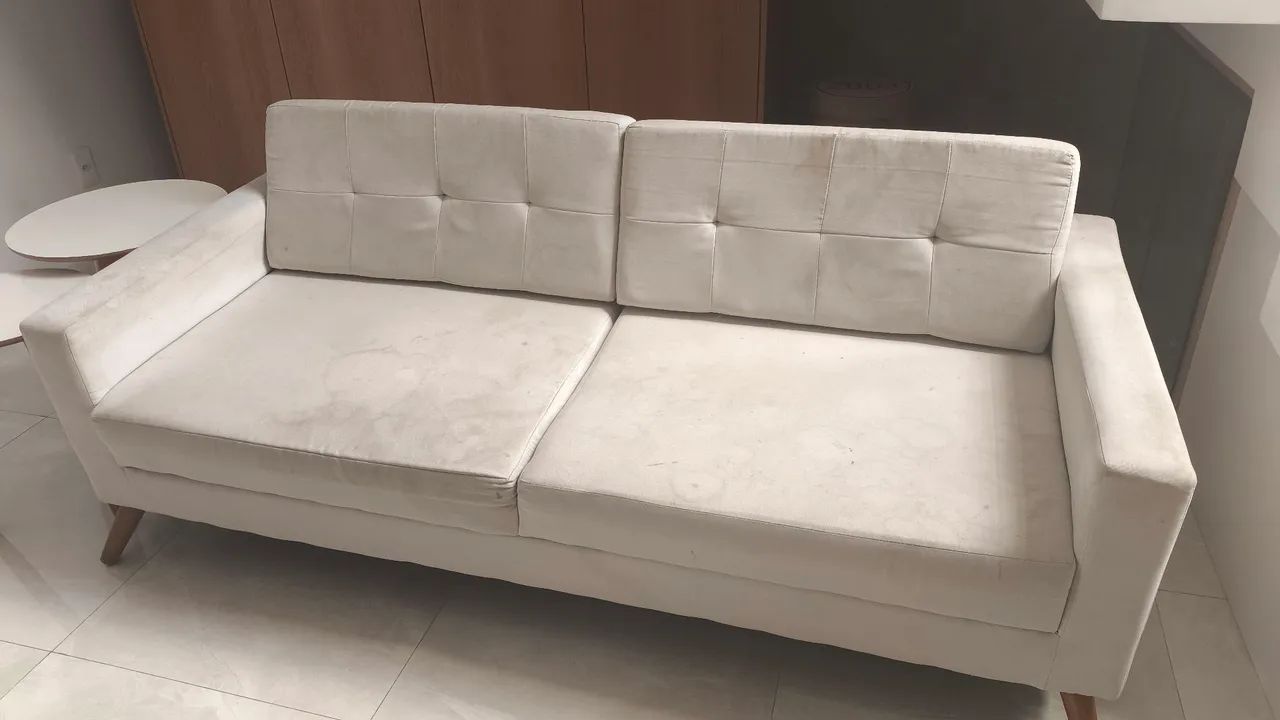 Sofá dois lugares com pé retrô  - Foto 2