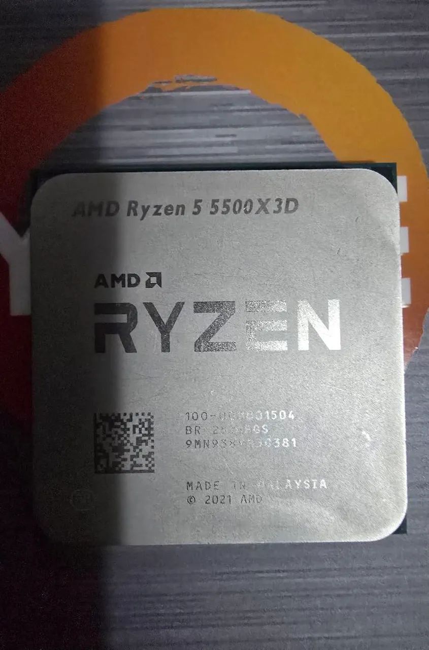 Processador AMD ryzen 5 5500x3d - Foto 4