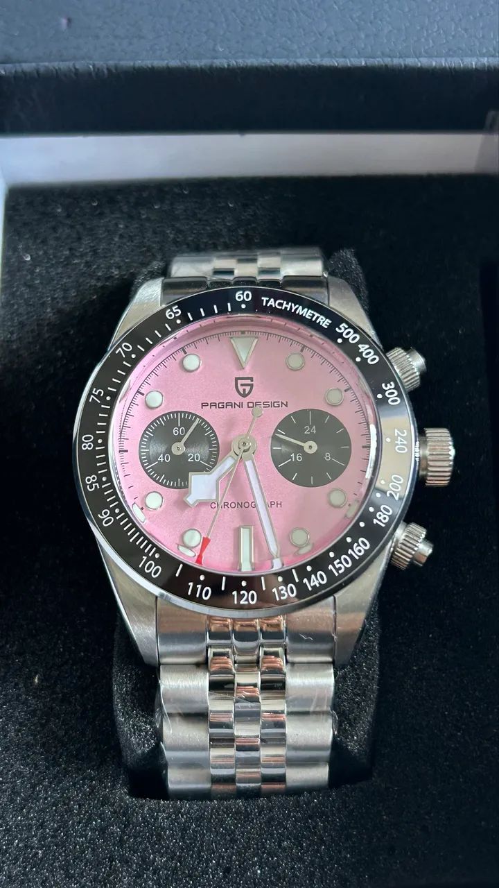 Relógio Pagani Design H. Tudor Black Bay Pink