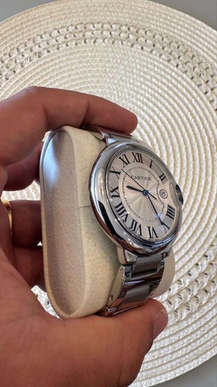 Relógio Cartier Ballon quartz clone - Foto 3