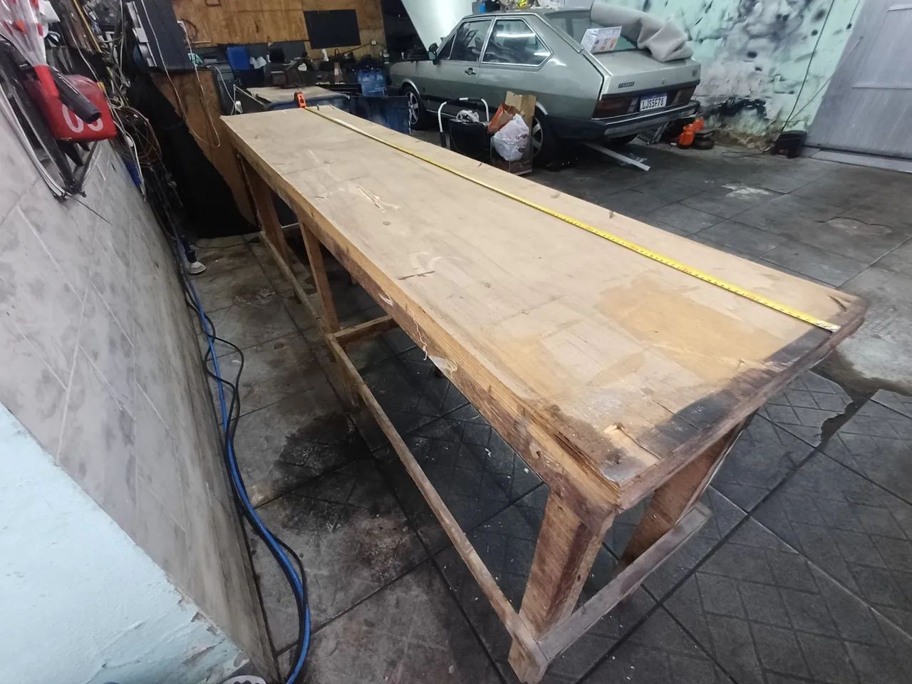 Vendo bancada de madeira - Foto 4