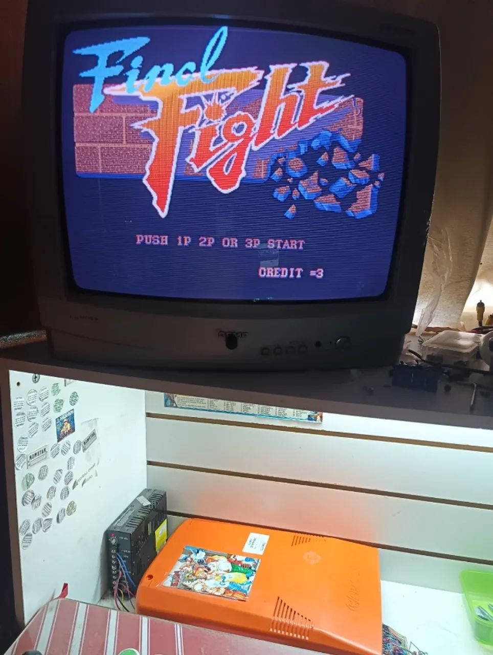 PLACA FLIPERAMA FINAL FIGHT 30TH ANIVERSARY CPS2 CONVERSION 