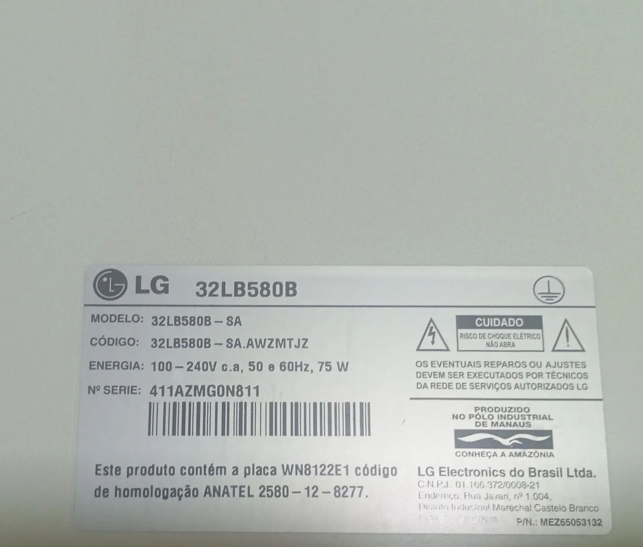TV LG 32 Smart (com defeito) - Foto 4