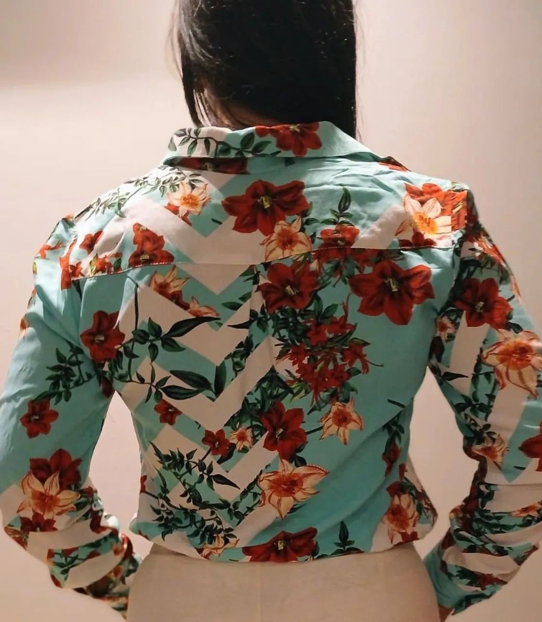 Camisa feminina 100% viscose - M - Foto 2