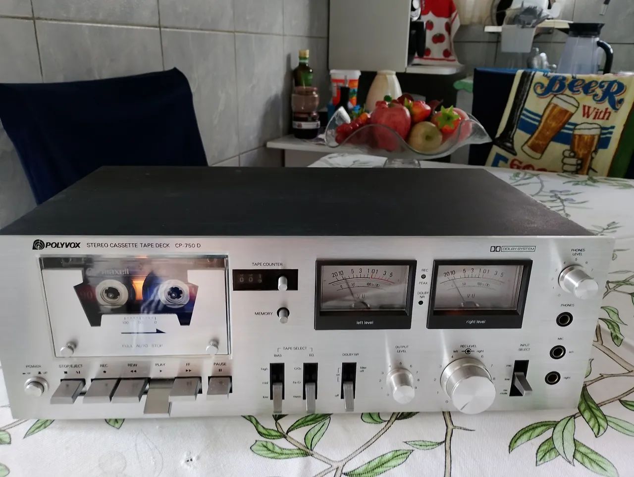 Polyvox deck CP 750D muito novo