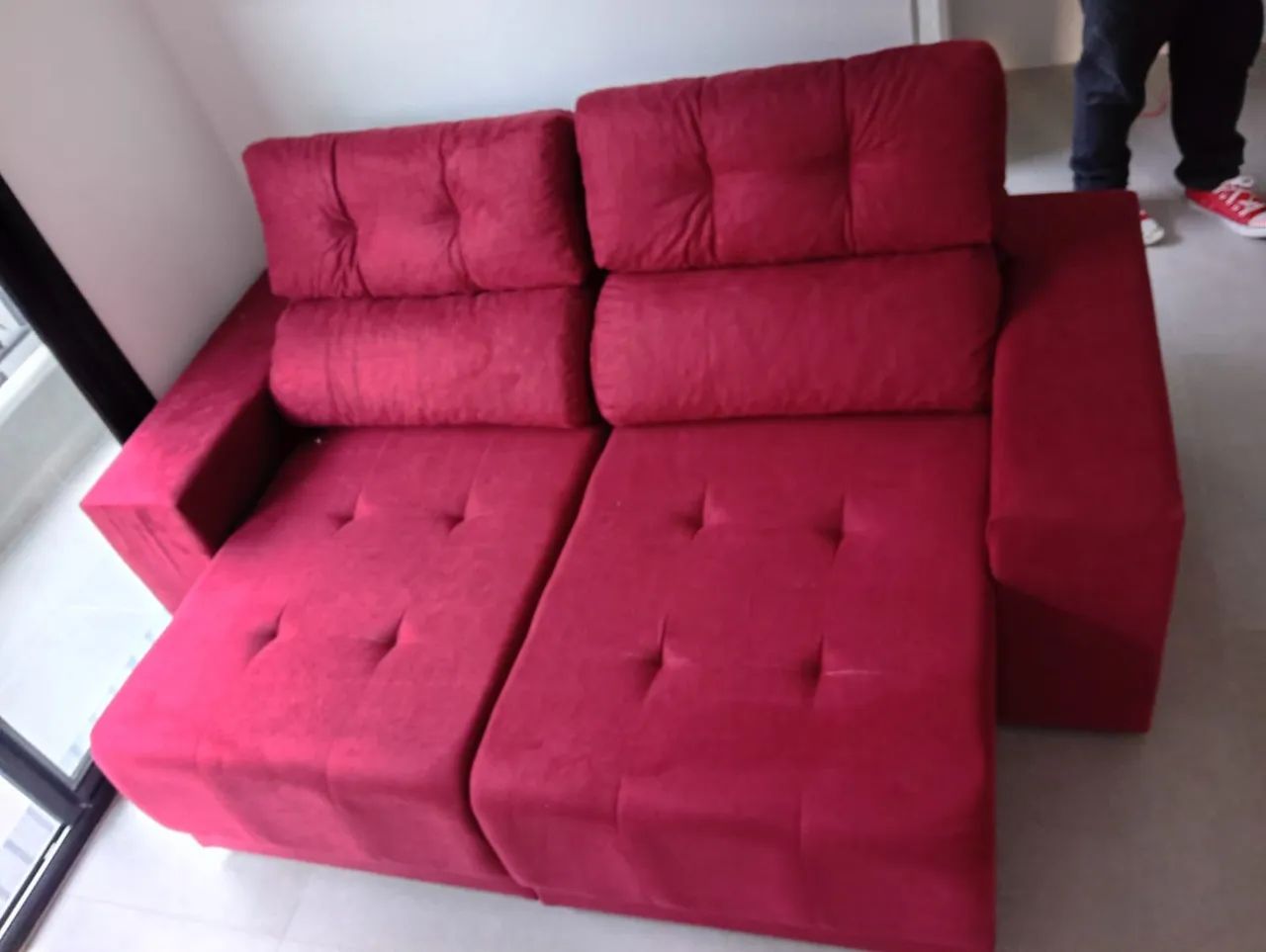 SOFA RETRATIL RECLINÁVEL 2MT FRETE GRÁTIS 