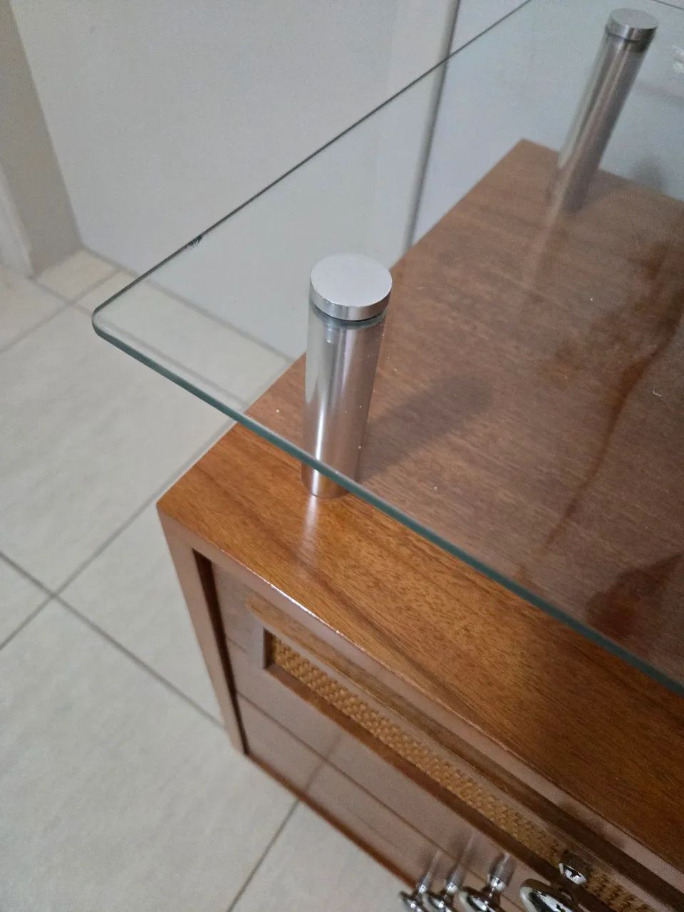 Jogo de Quarto Madeira Queen Size com Criados e colchão  - Foto 2