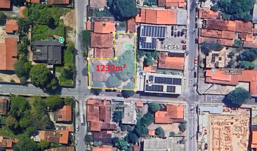 Terreno com casa - Caucaia - 1.239 m²