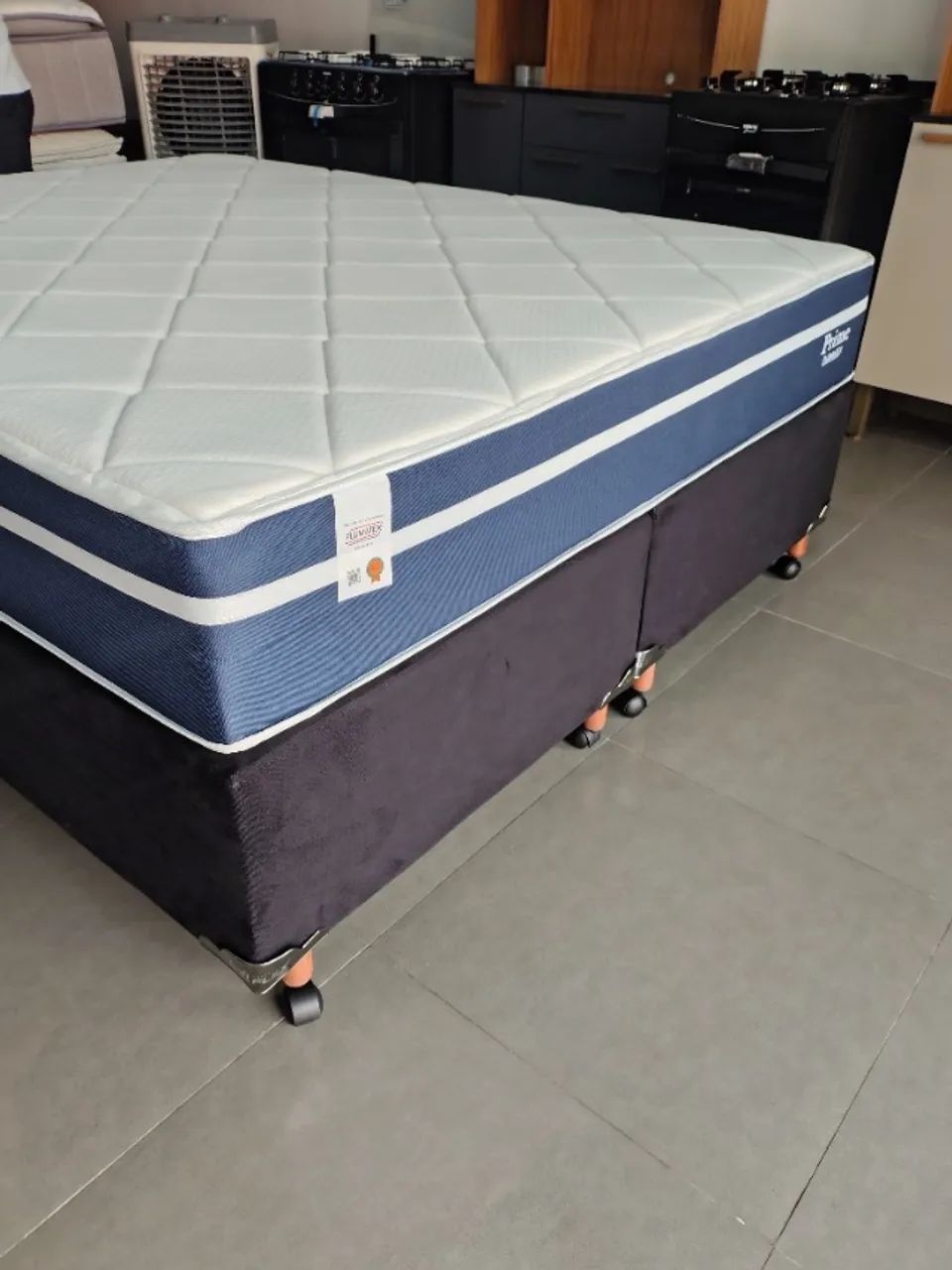 CAMA BOX QUEEN MOLAS ENSACADAS DISPONÍVEL À PRONTA-ENTREGA 