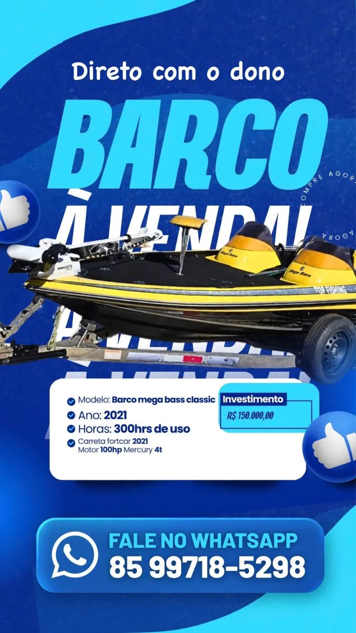Lancha de pesca profissional 