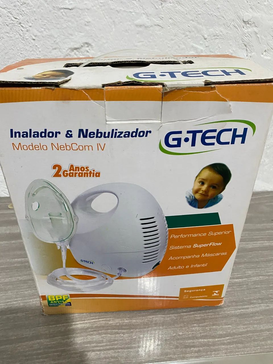 nebulizador de compressor G-Tech modelo NebCom IV - Foto 4