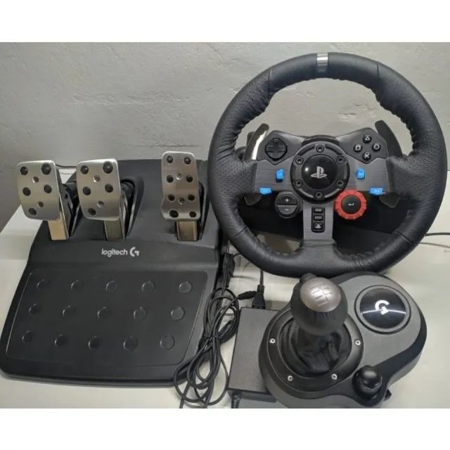 volante logitech g29 com cambio e pedais combo - Foto 2