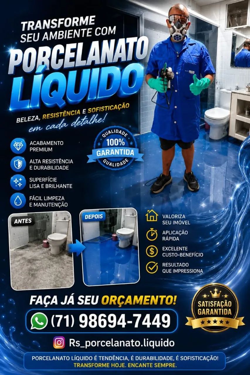 Aplicação de porcelanato liquido  - Foto 3
