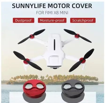 Capa protetora à prova de poeira para drone fimi x8 mini 1, 2 e 3 drone acessórios - Foto 2