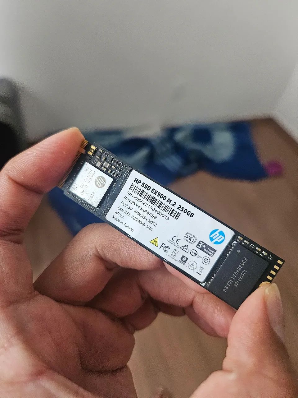 SSD 250GB HP EX900 M.2 NVMe - Foto 2