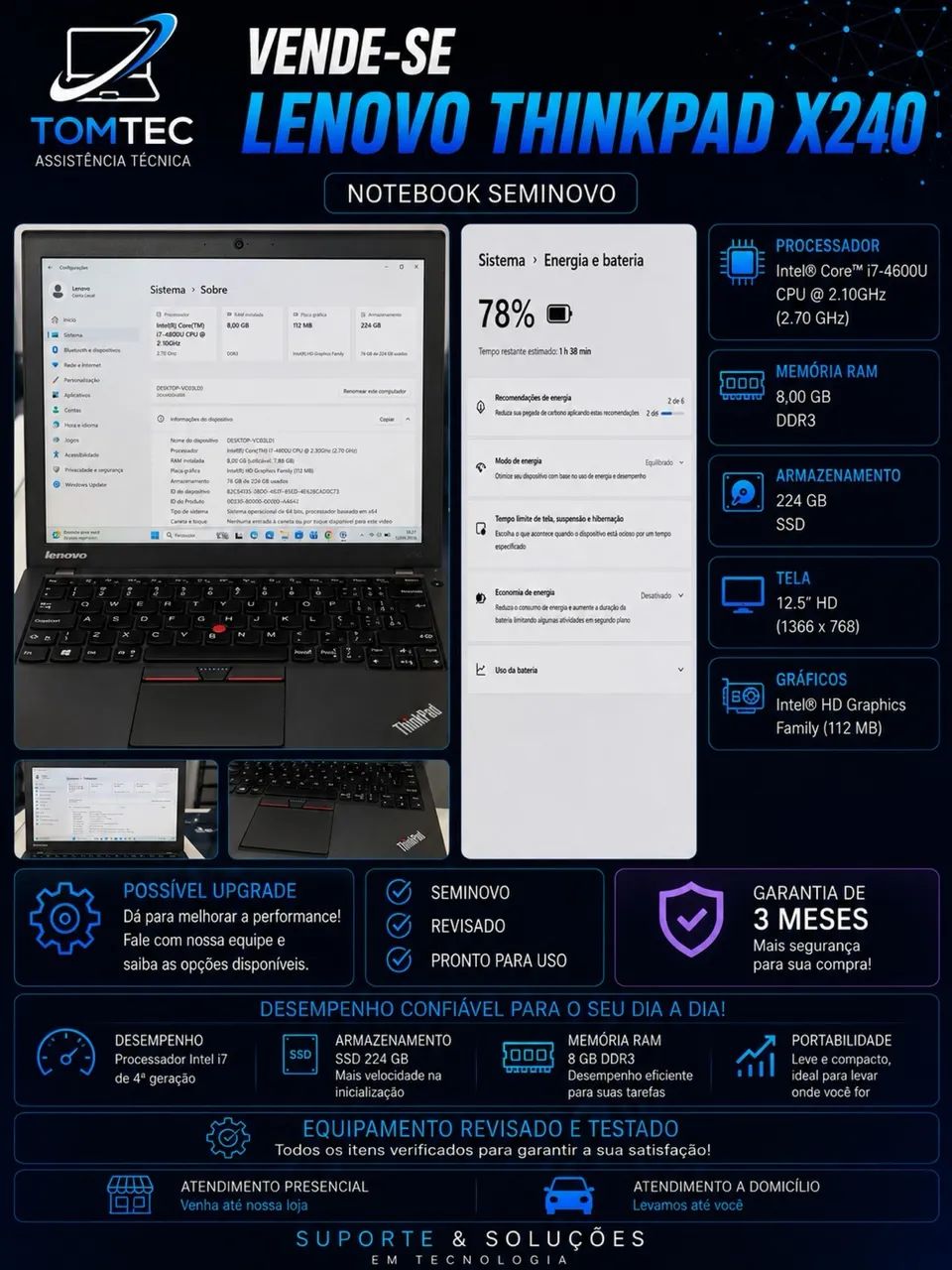 Notebook?s semi novos com garantia!!! - Foto 4